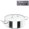 Cacerola+Tapa Inox.Chef 32cm 10l Lacor