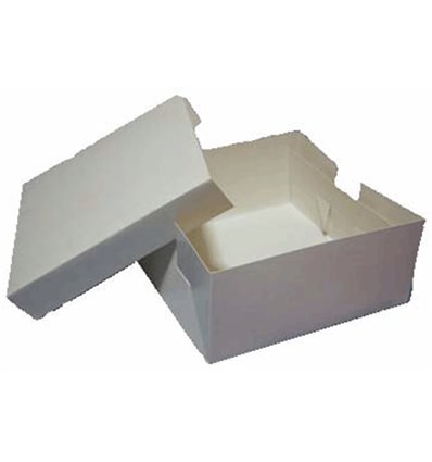 Caja Tarta 25x25x15cm Blanca