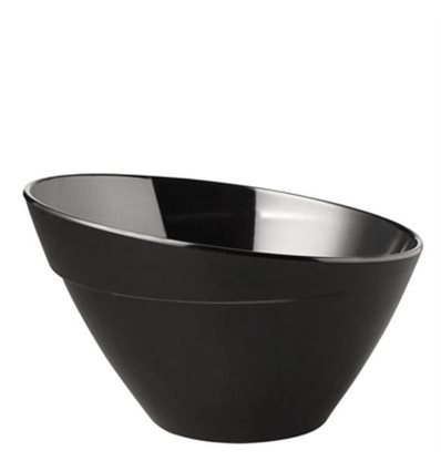 Bowl 24,5x15cm 2,5lt Negro Melamina