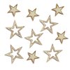 Estrellas Decor. Oro/Crema 14u Ps