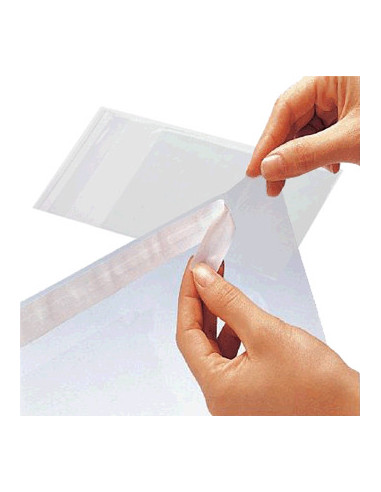 Bolsa Celofan 250x330mm 100u Con Solapa Adhesiva | Bolsas celofan