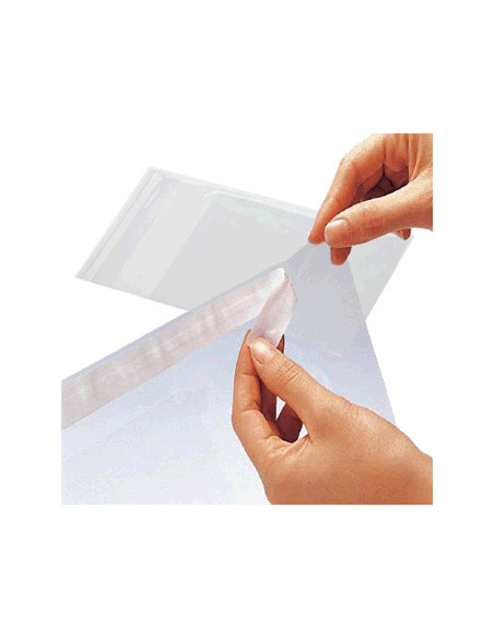 Bolsa Celofan 250x330mm 100u Con Solapa Adhesiva | Bolsas celofan